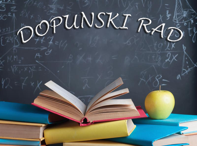 OBAVIJEST UČENICIMA I RODITELJIMA – DOPUNSKI RAD!